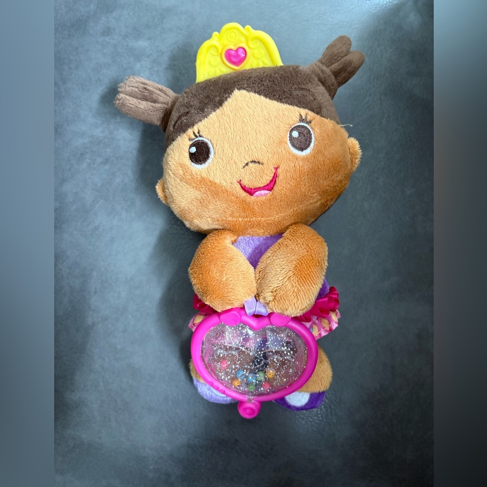 Dora plush toy / baby rattle 9” brand new